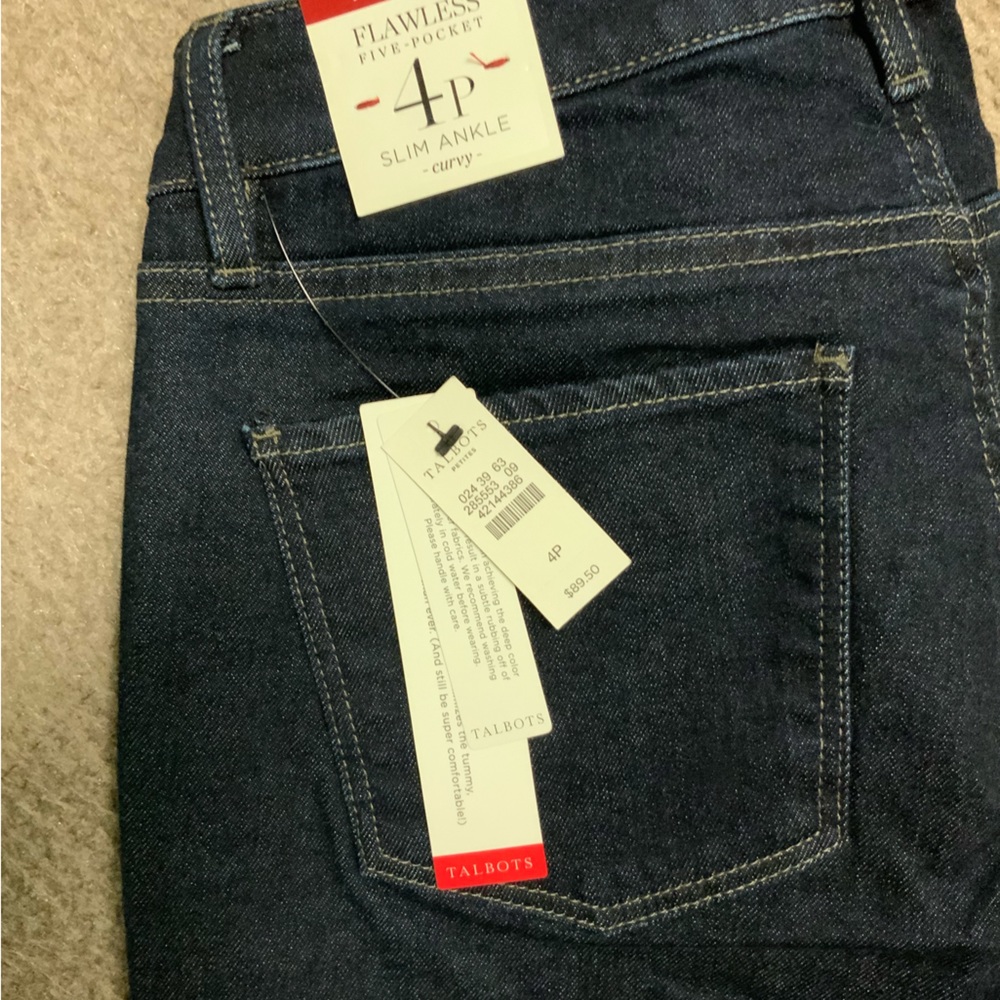 NWT Talbots slim ankle jeans